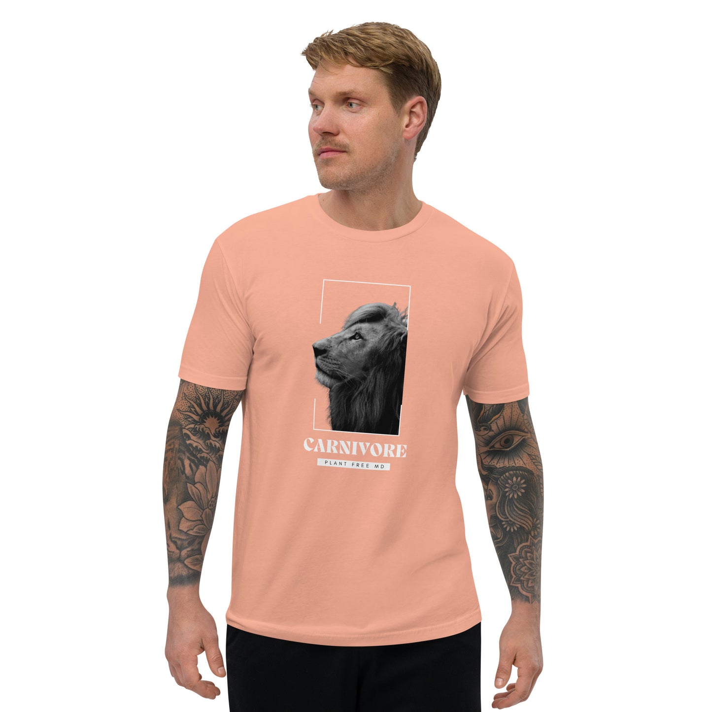 King Lion Carnivore Men's Fitted T-shirt