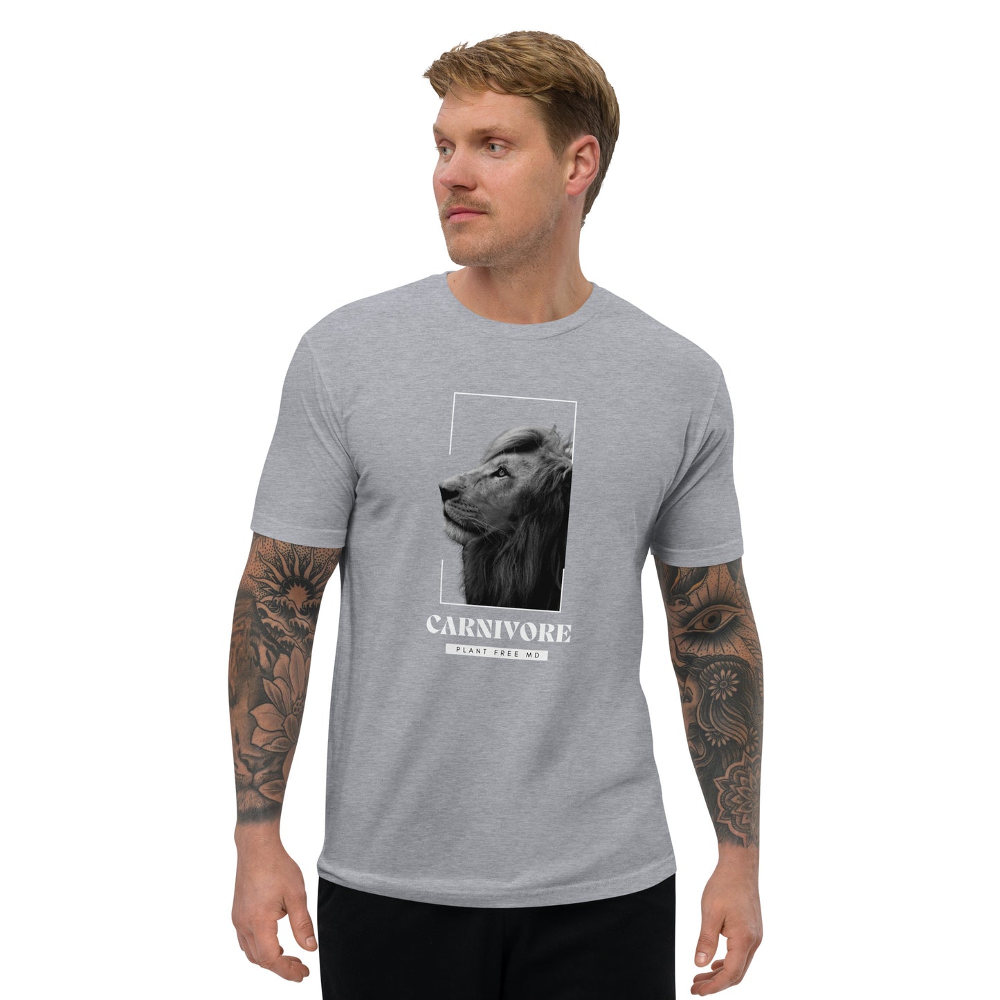 King Lion Carnivore Men's Fitted T-shirt