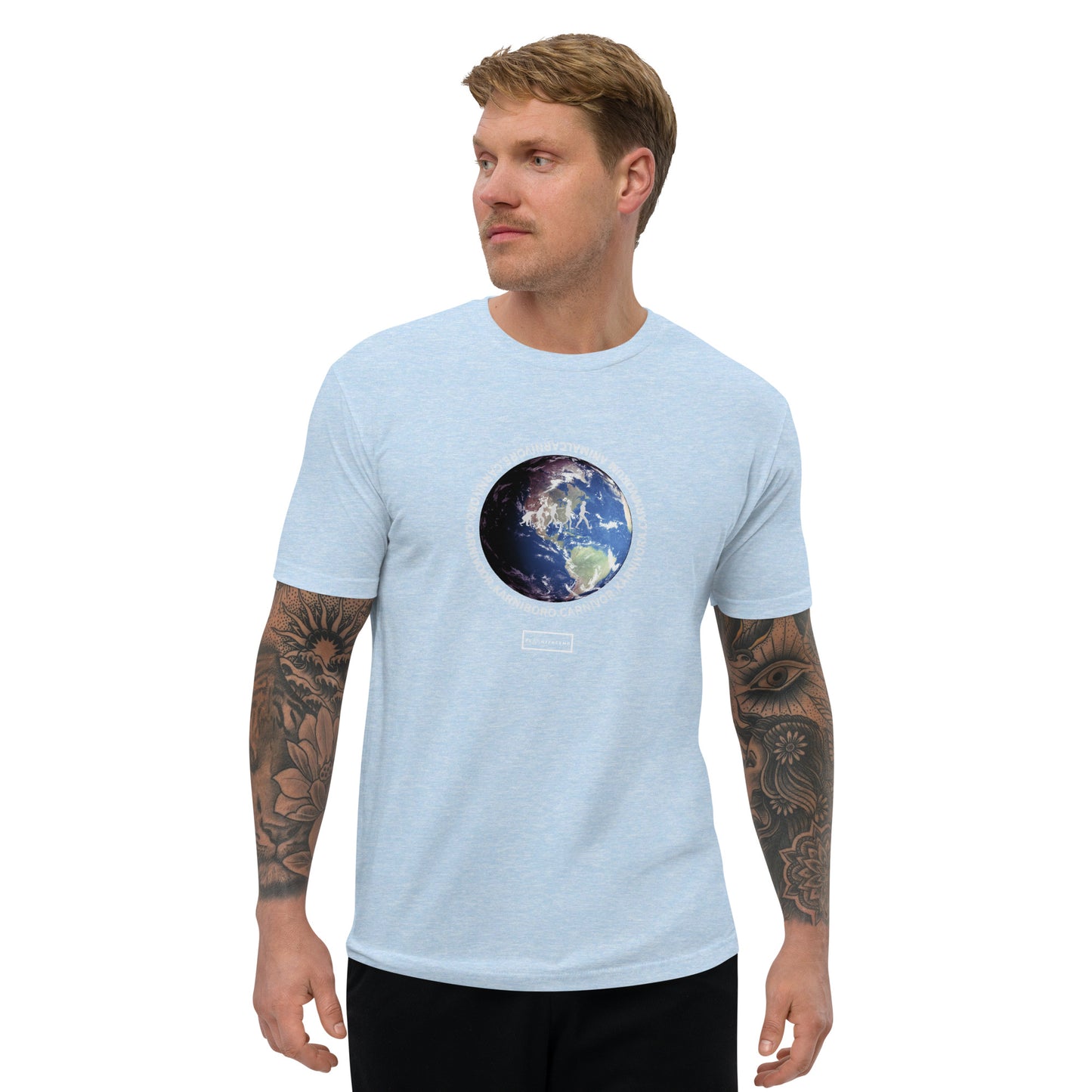Carnivore Languages Men's Fitted T-shirt