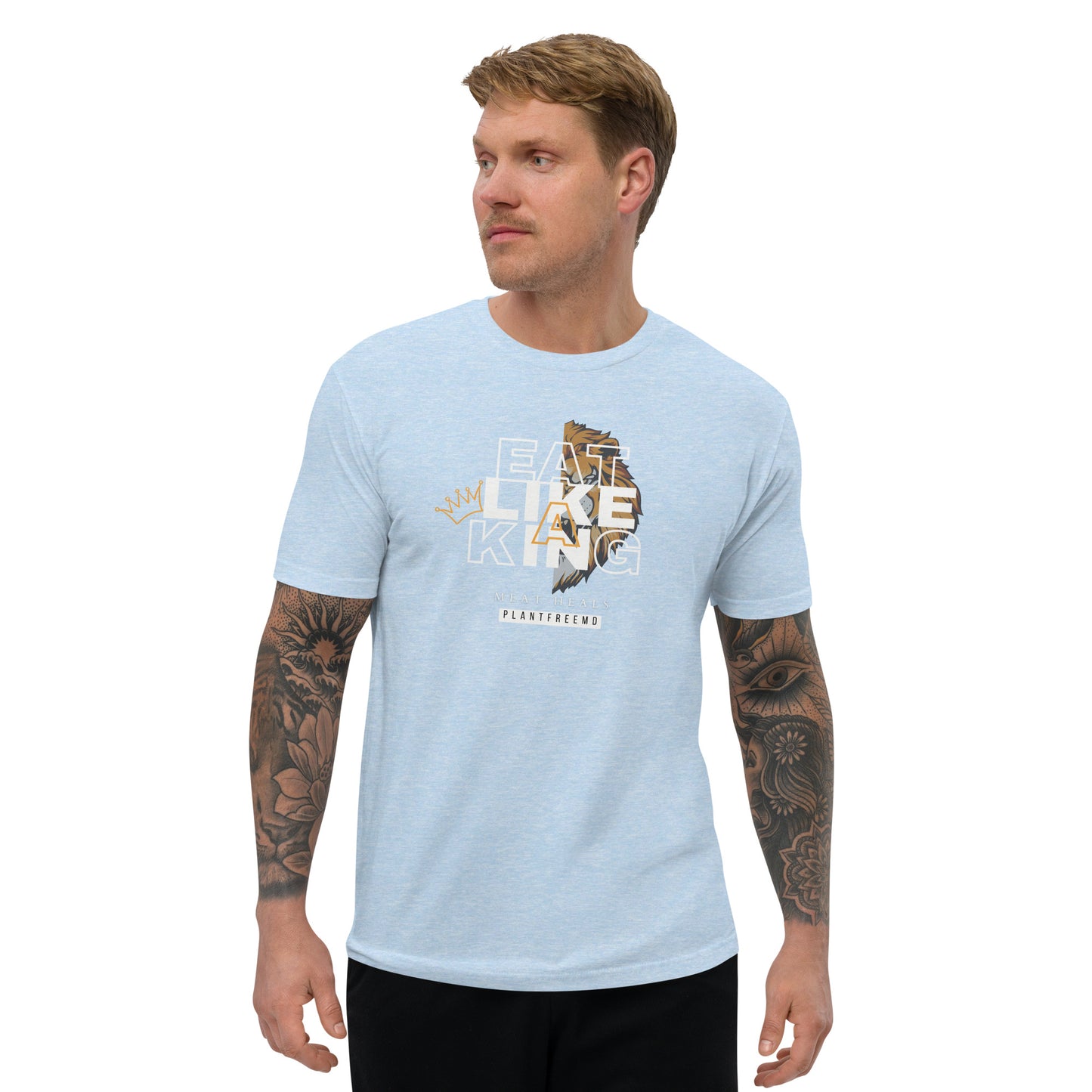 Eat Like A King Men's Fitted T-shirt