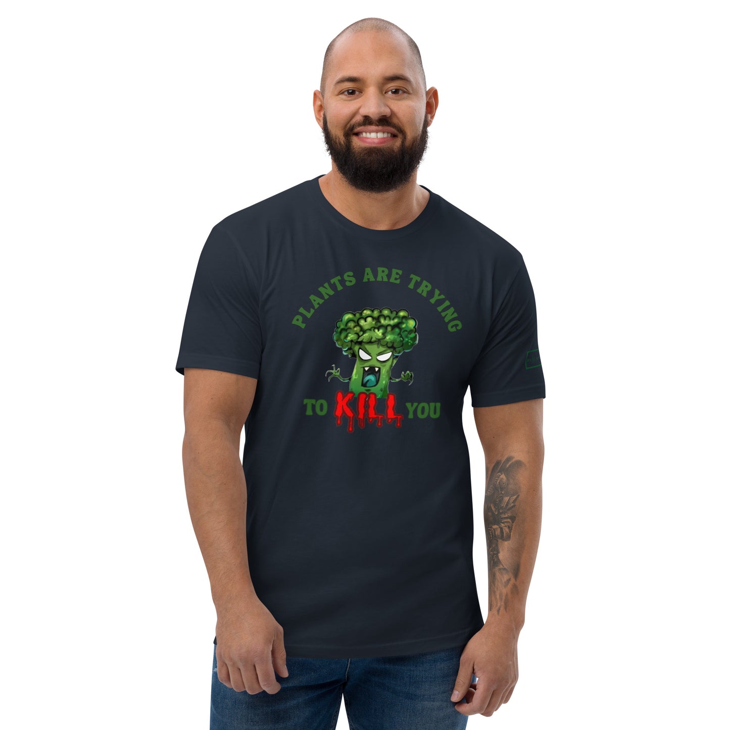 Plants Are Trying to K*ll You Men's Fitted T-shirt