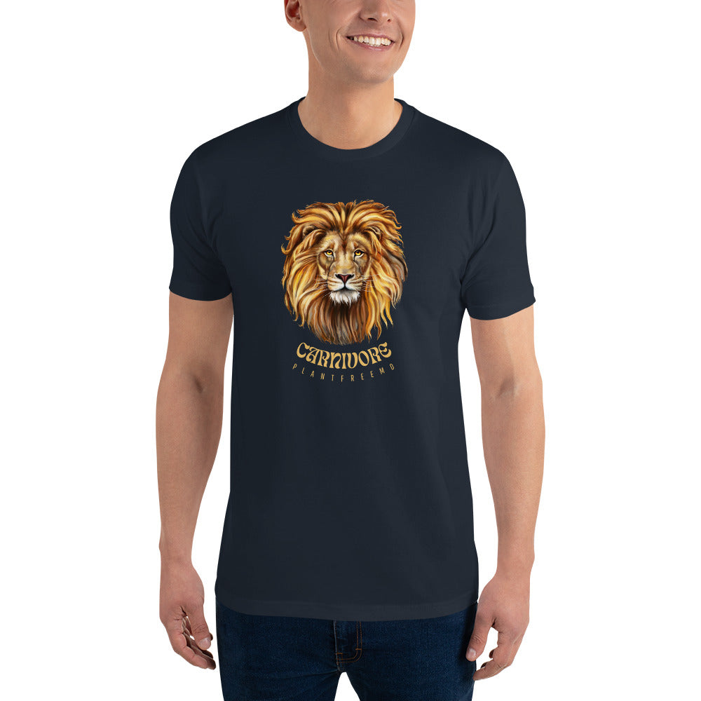 Carnivore Lion Men's Fitted T-shirt