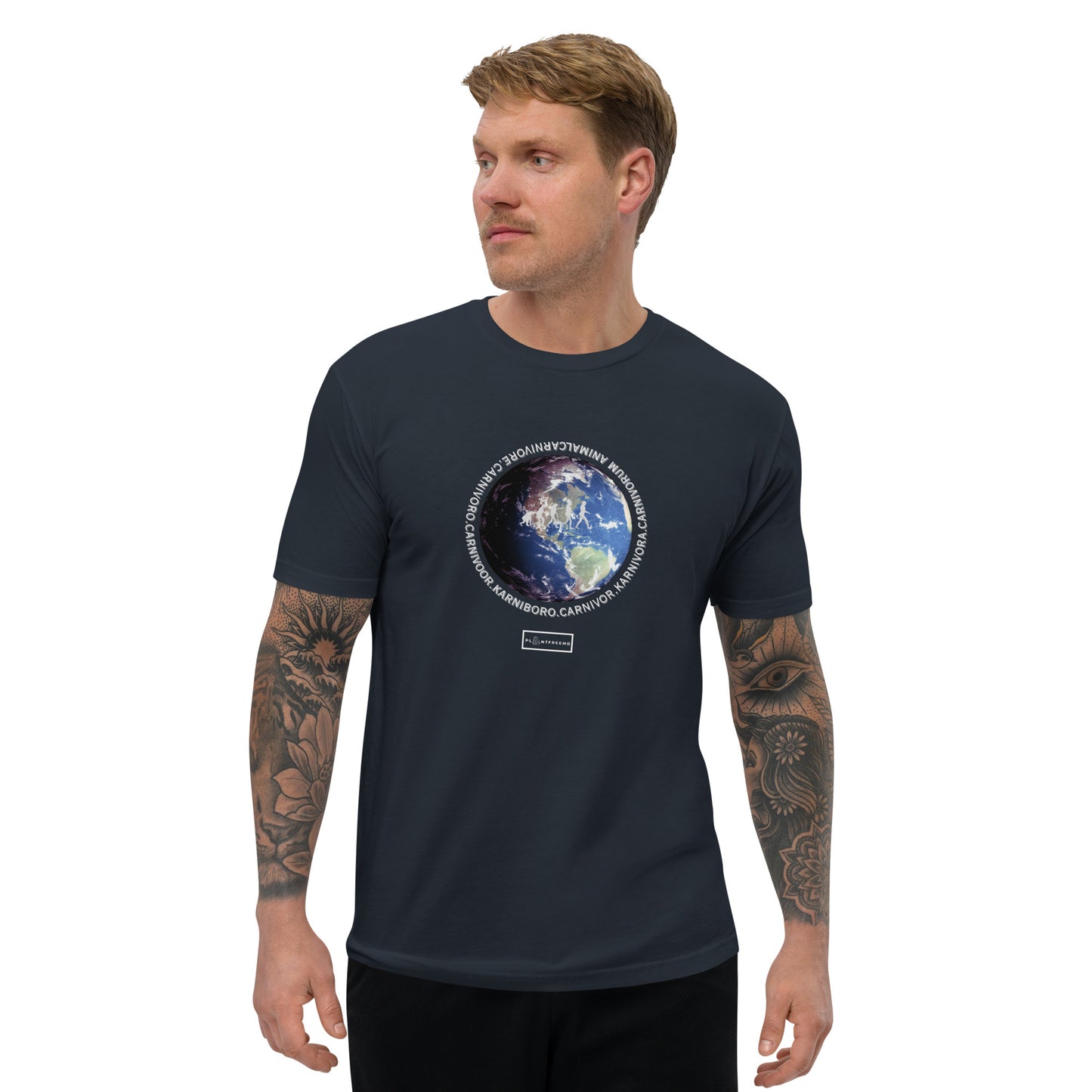 Carnivore Languages Men's Fitted T-shirt