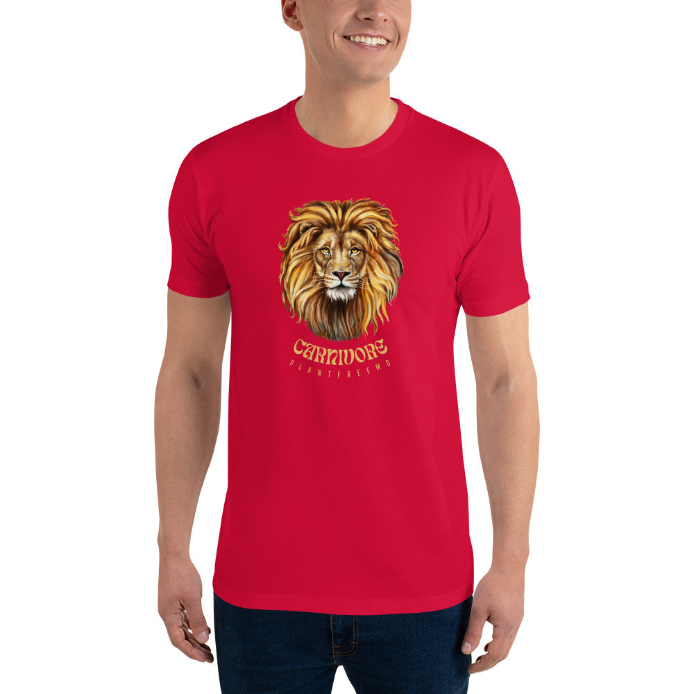 Carnivore Lion Men's Fitted T-shirt