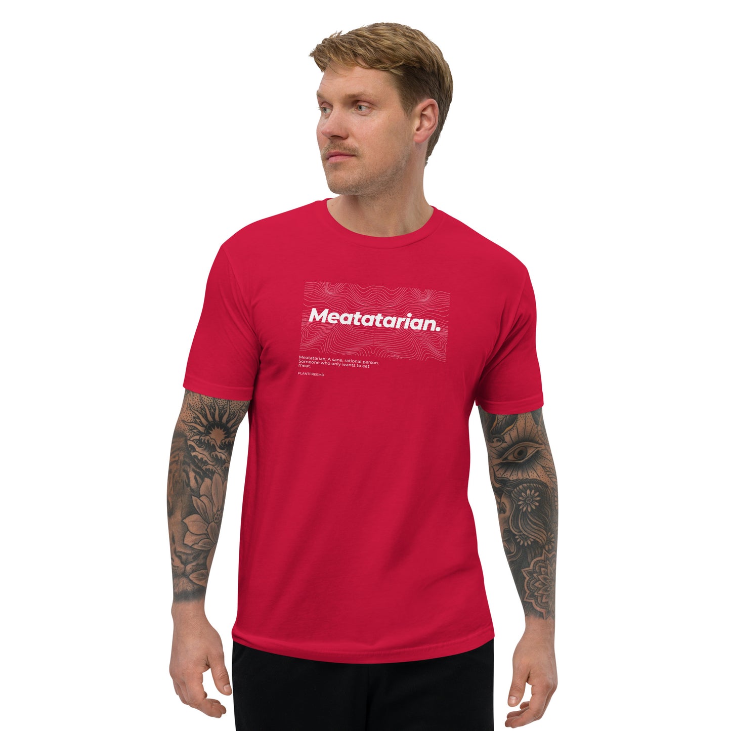 Meatatarian 2 Men's Fitted T-shirt