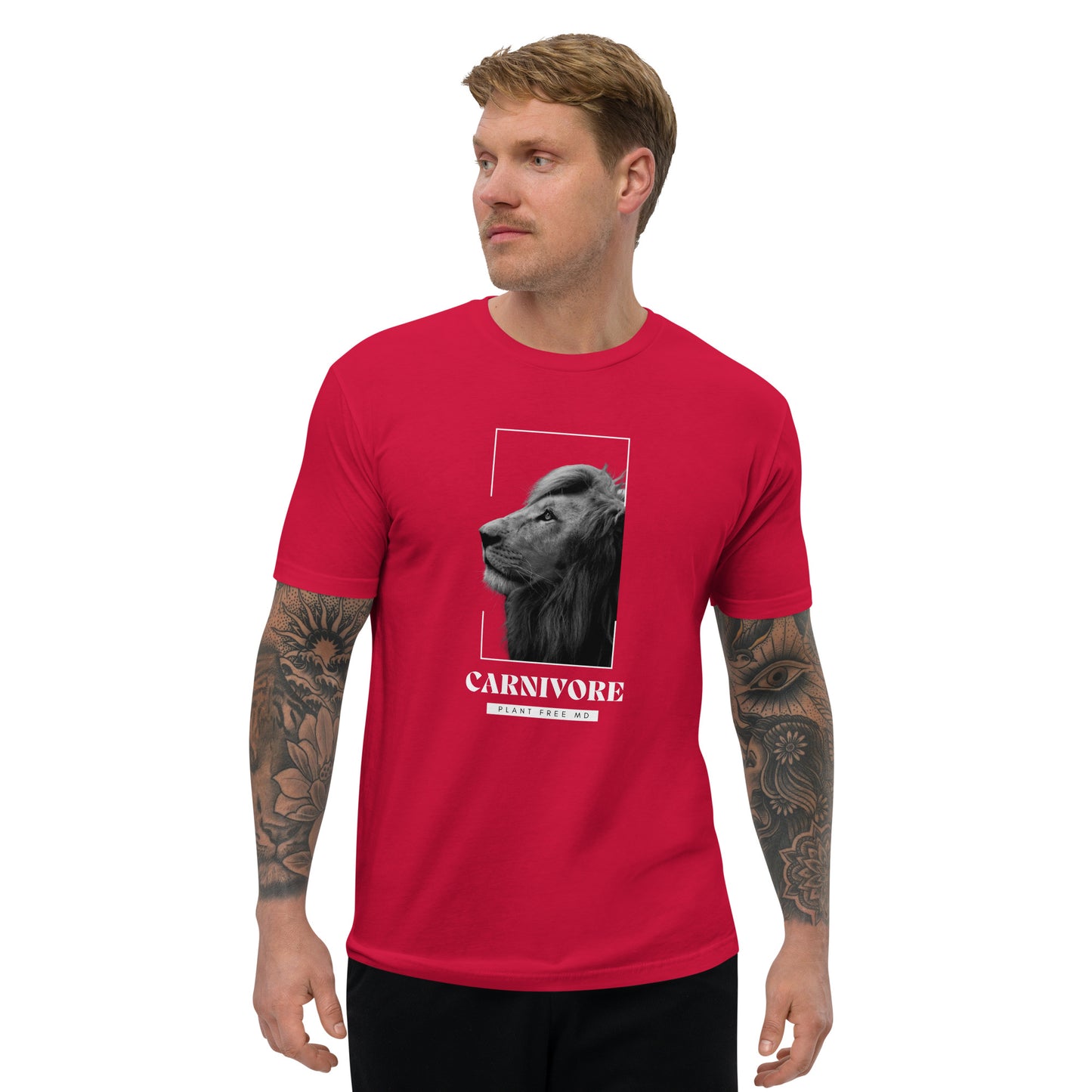 King Lion Carnivore Men's Fitted T-shirt