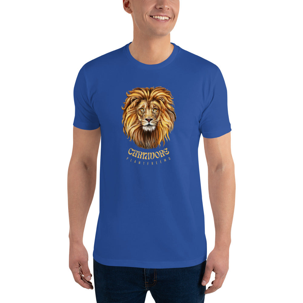 Carnivore Lion Men's Fitted T-shirt