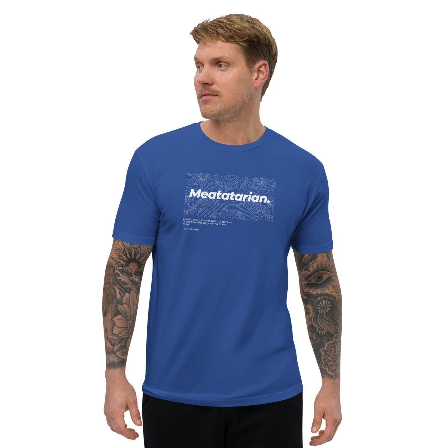 Meatatarian 2 Men's Fitted T-shirt