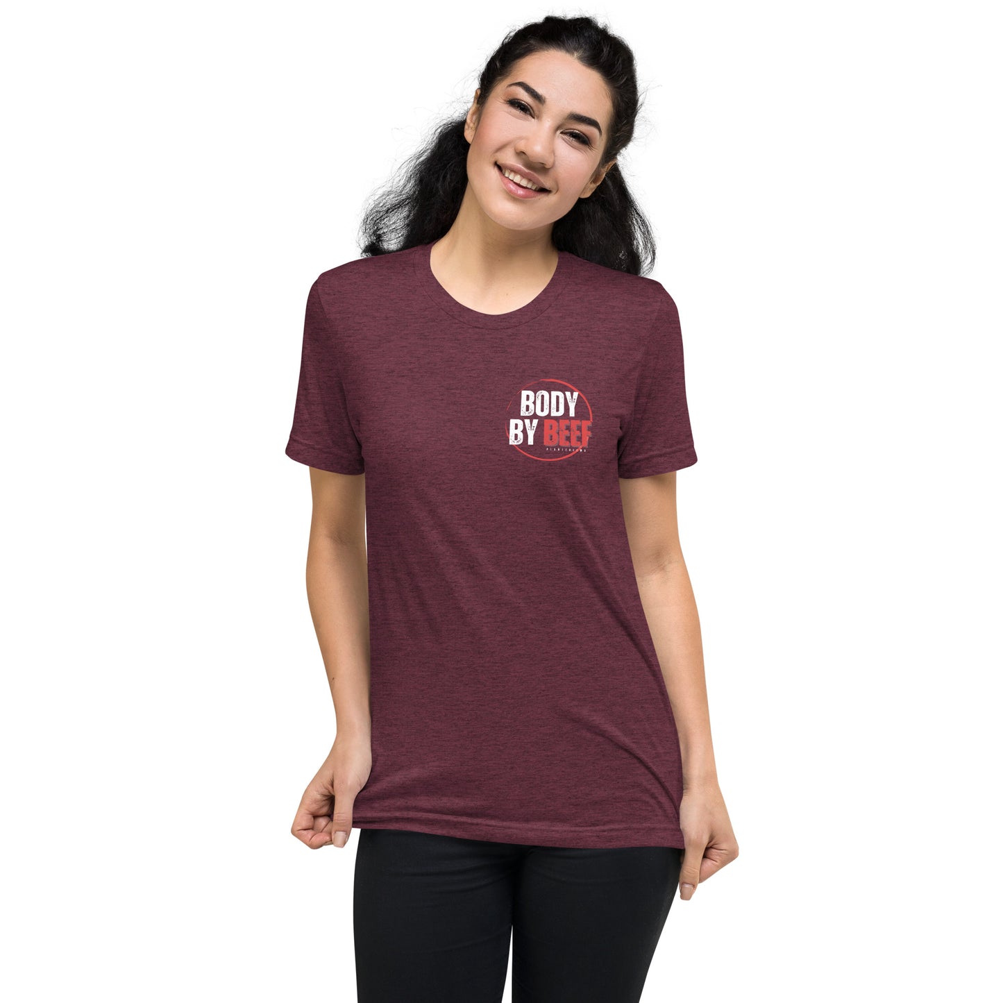 Body by Beef Unisex Tri-blend Short sleeve T-shirt