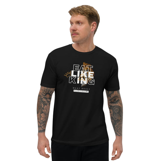 Eat Like A King Men's Fitted T-shirt