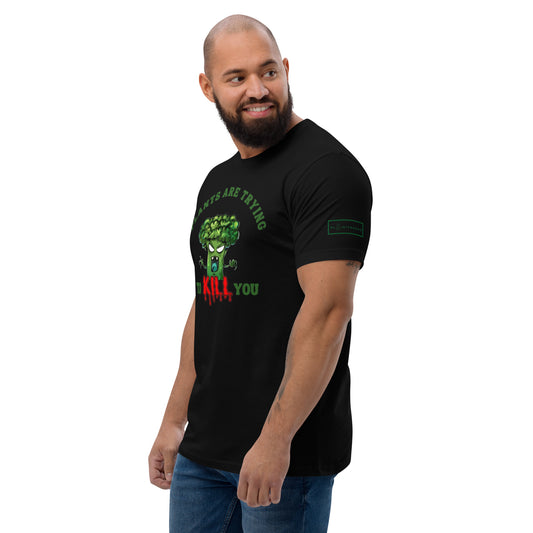 Plants Are Trying to K*ll You Men's Fitted T-shirt