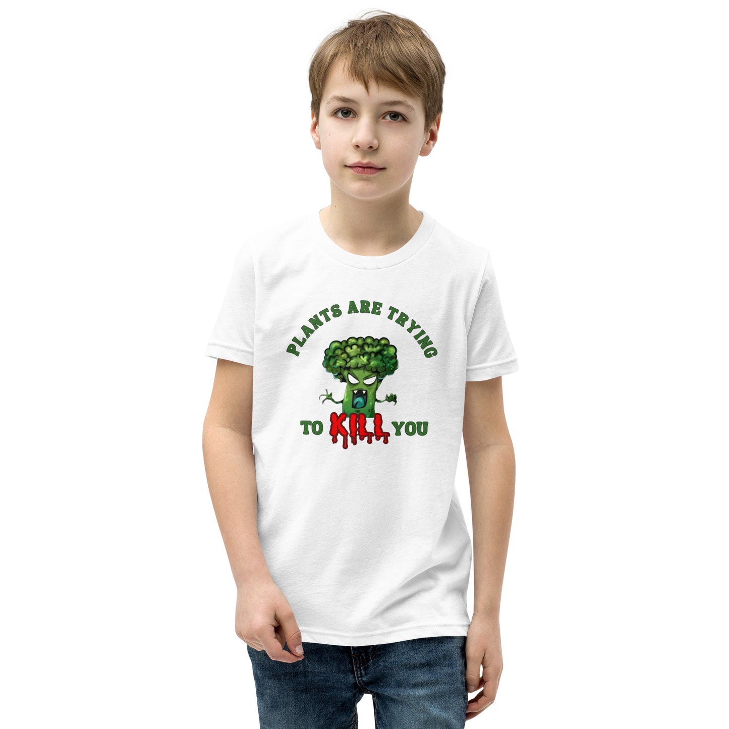 Plants Are Trying To K*ll You Youth T-Shirt